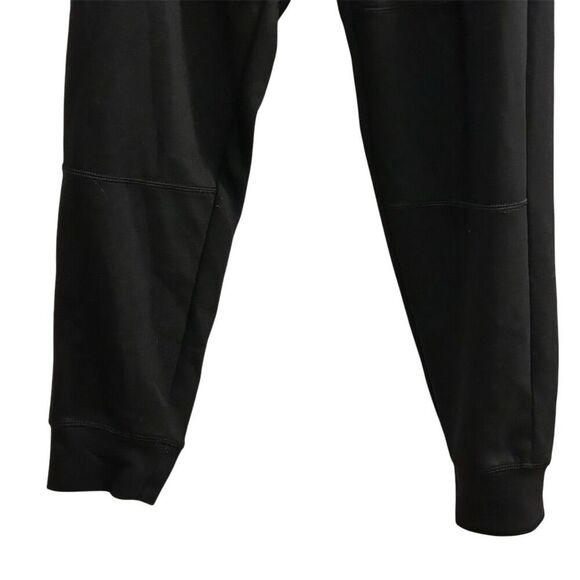 Mitre Men's Black Fleece Jogger Sweatpants Size L Casual Tapered Fit - Picture 3 of 12